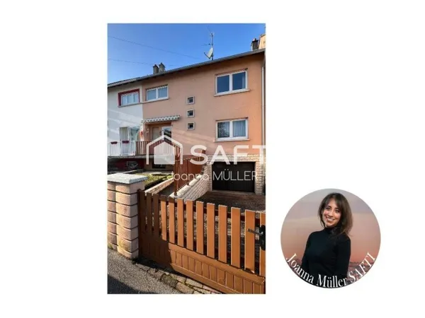 Maison Mitoyenne T5 de 91 m2 sur 2,36 ares avec un sous-sol complet et un extérieur aménagé