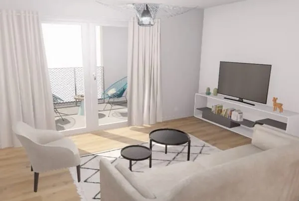 Appartement 3 pièces 62 m²