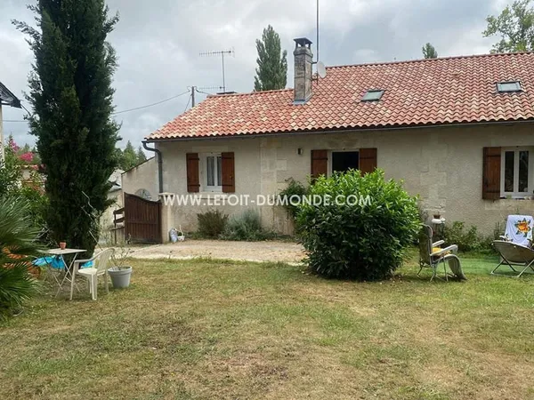 Maison de 76m2 avec jardin à Ribérac.