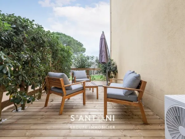 Appartement en rez-de-jardin 2 pièces 21 m²