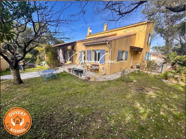 Villa provençale individuelle T5 avec dépendance de 180 m2 env avec jardin et garage