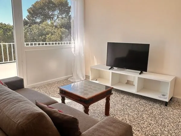 T2 meublé lumineux avec grand balcon et vue dégagée