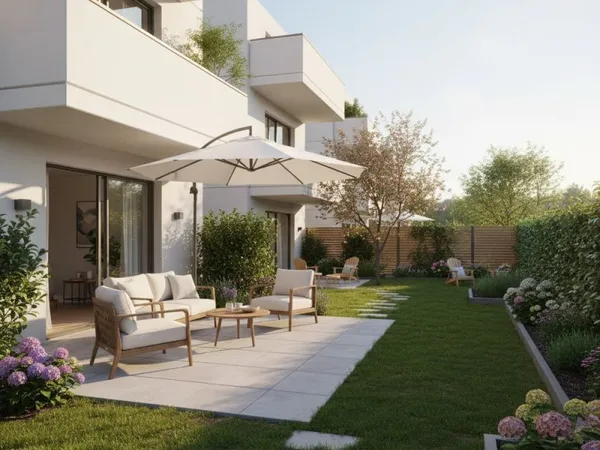 Magnifique T4 en rez-de-jardin avec jardin et terrasses à Versailles, à 200 m du RER C