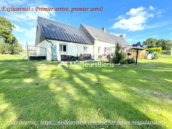 Propriété en pierre avec ruisseau et étang!