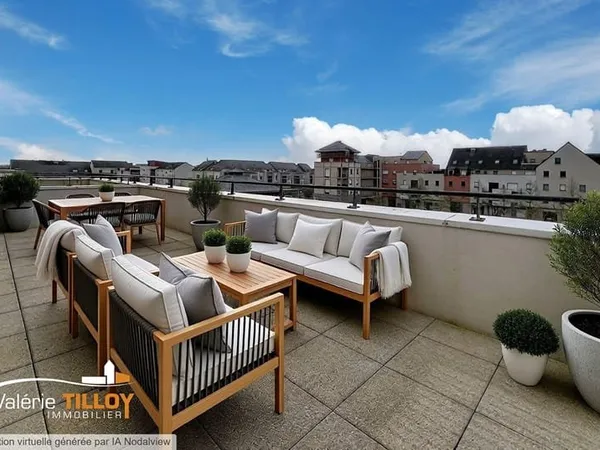 Bruz Hyper Centre - Appartement 4 pièces - 78 m² - Dernier étage avec terrasse plein sud