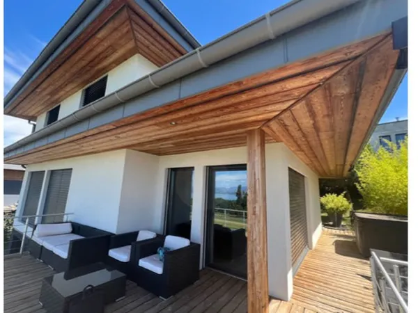 Vue Lac Leman, Villa contemporaine Marin, Thonon, Evian