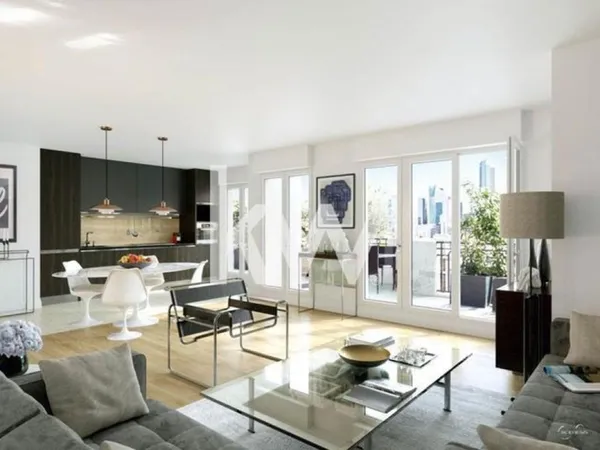 Boulogne-Billancourt : appartement F3 (57 m²) à vendre