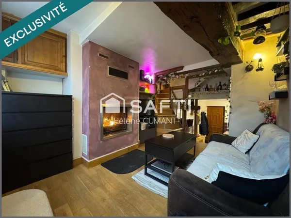 A 25 min de la mer, 1h45 de Paris, maison de bourg pleine de charme, au coeur d'un village typique d