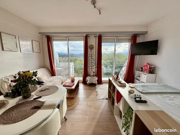 Magnifique Appartement T1 Bis 40 m2 + Parking + Vue Pyrénées / vidéo de visite