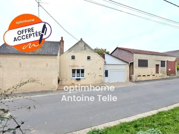 SOLESMES OVILLERS - OPPORTUNITÉ POUR INVESTISSEUR OU ARTISAN - MAISON & DÉPENDANCES (+400m²)
