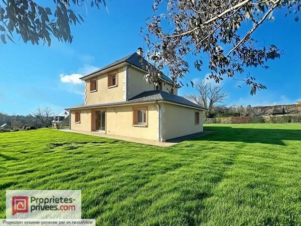 Maison moderne au calme au coeur du pays d'auge , avec ses annexes dont 5 garages