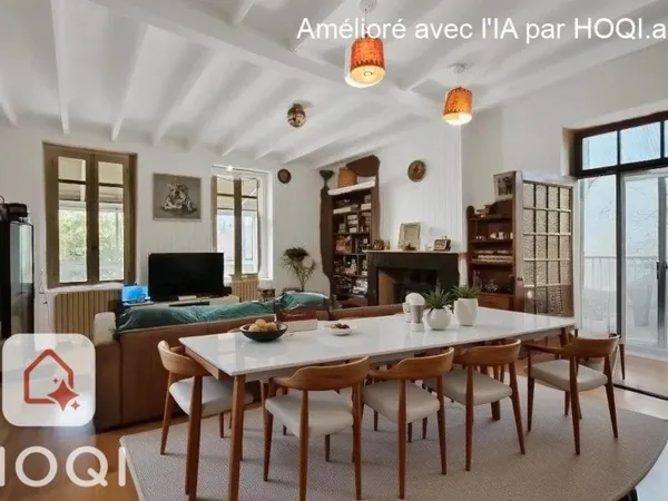 Maison en pierre, 3 chambres, Jardin, Garage