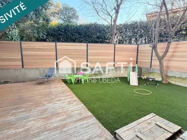 Appartement T3 rénové avec jardin de 150 m² plein Sud- Istres