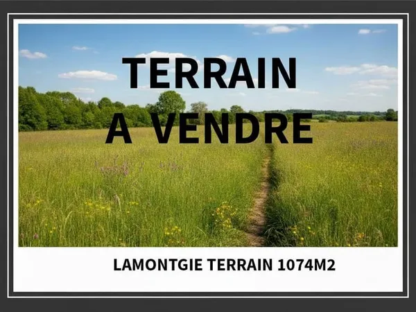 10 MIN ISSOIRE EST - TERRAIN CONSTRUCTIBLE 1074M2