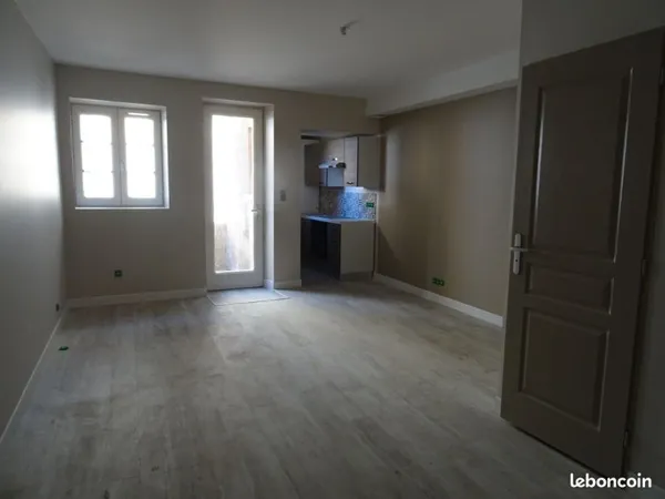 Grand studio avec terrasse dans le centre de Tournus