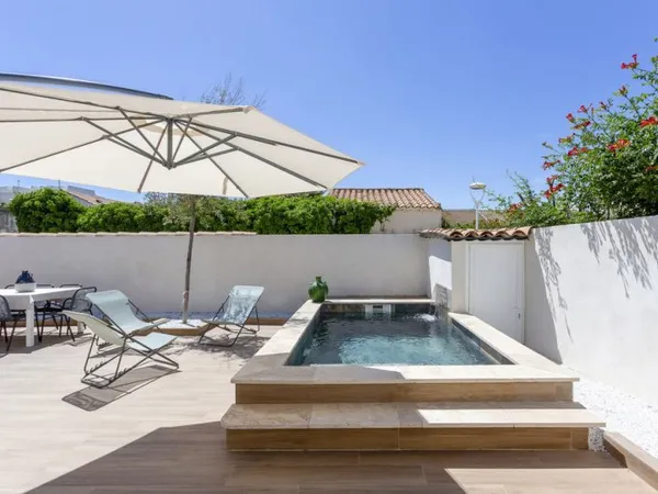 Carnon Plage, villa de 120 m2 plain-pied avec piscine et garage
