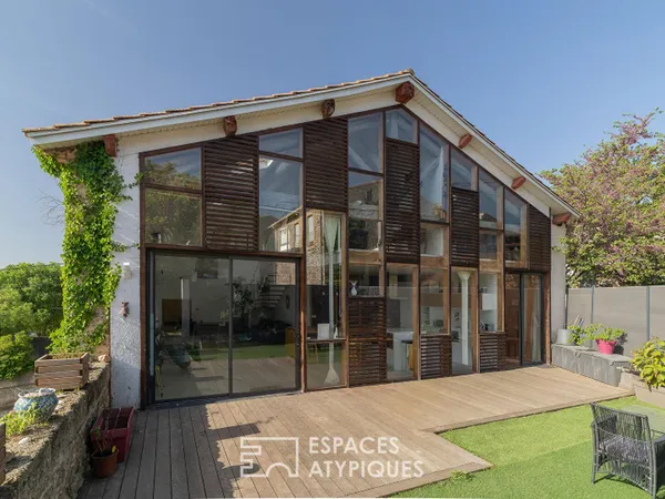 Maison d' Architecte, ancienne grange rénovée avec jardin