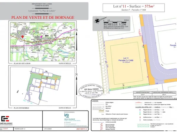 Terrain 575 m²