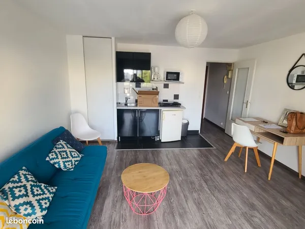 Studio meublé 27 m2