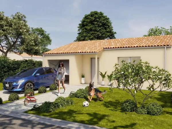 Terrain + maison 87 m²