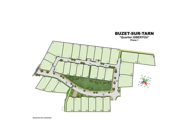 Terrain en lotissement 358 m²