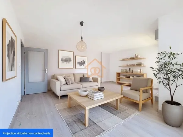 ? À vendre - Appartement T3 avec balcon, cave et garage ?