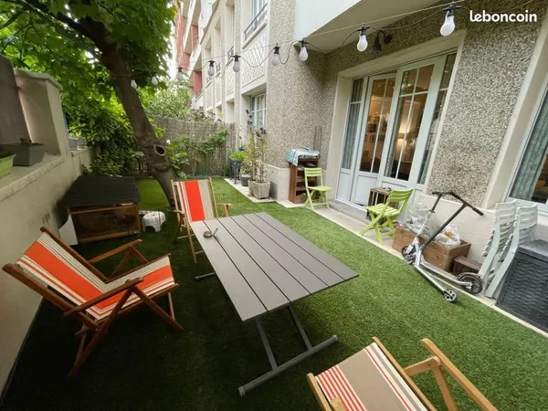 Comme une maison avec jardin en plein coeur de Issy-les-Moulineaux