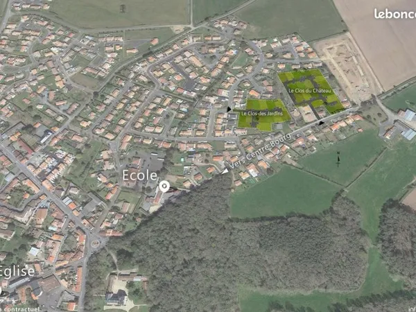 Terrain 330 m² L Aiguillon Sur Vie