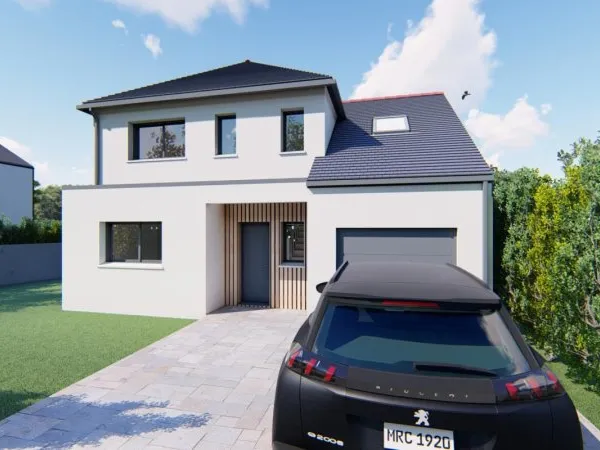 Terrain + maison 107 m²