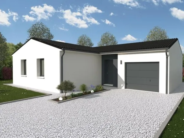Terrain + maison 76 m²
