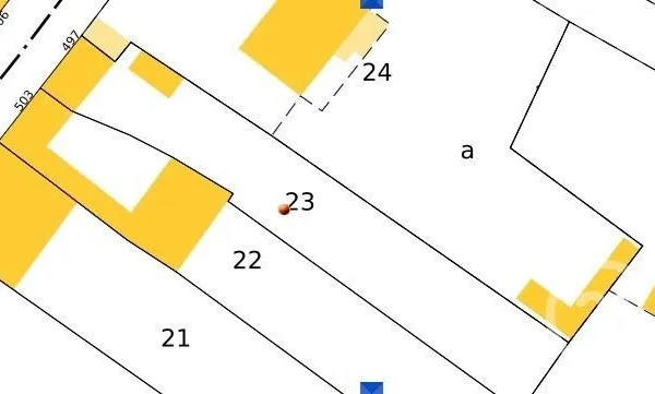 Terrain 607 m²
