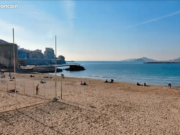 T3 lumineux à 50m de la plage des Catalans - Marseille 7e