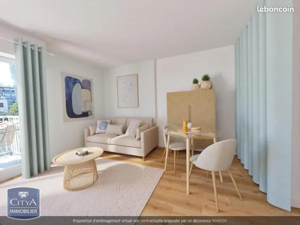 Appartement 1 pièce 21 m²