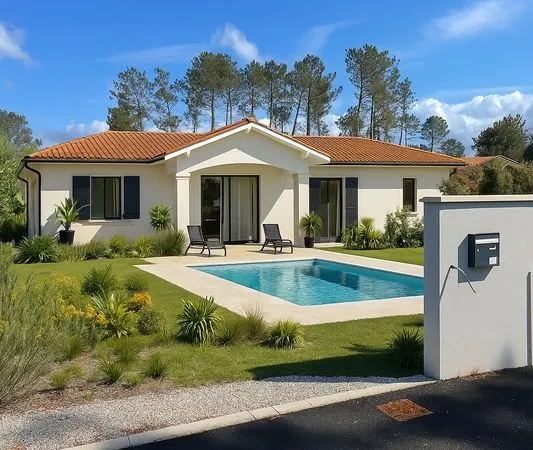 Terrain viabilisé 665 m² Andernos Les Bains