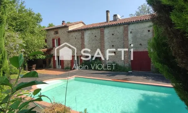 Bastide à 25 mn de Toulouse