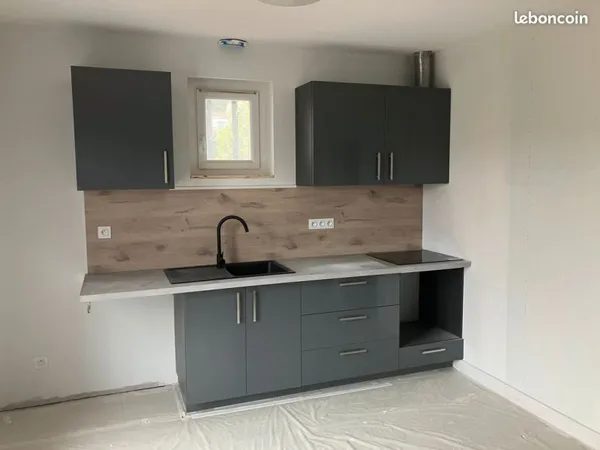 Maison 3 chbres, jardin, garage