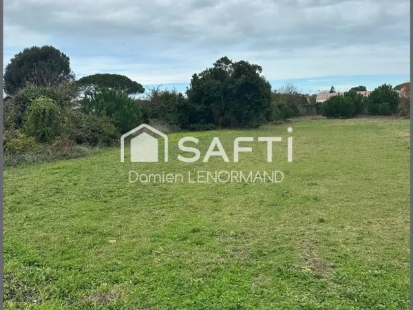 Jolie terrain de 825m2 plein coeur de la Cotiniere