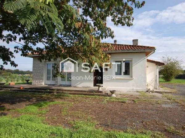 Maison avec potentiel sur grand terrain - Braud-Saint-Louis