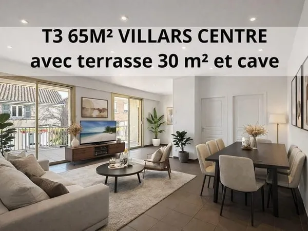 T3 récent avec grande terrasse