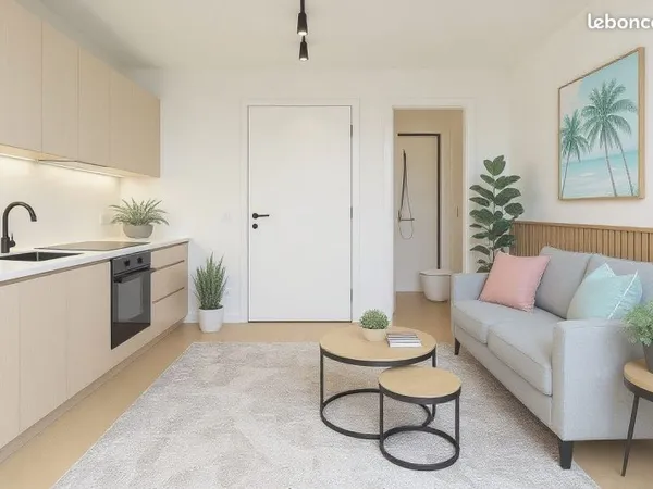Studio 1 pièce 22 m²