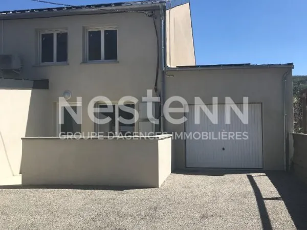 AGREABLE PAVILLON T3 NEUF AVEC GRAND GARAGE ET TERRASSE