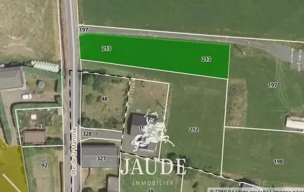 Terrain constructible 1000 m²