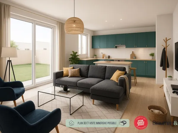 4 PIÈCES de 100m² offrant 164m² de surface privative + PKG(s)