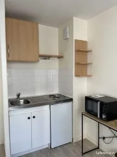 Centre ville - quartier république - studio meublé pour étudiant 19m2