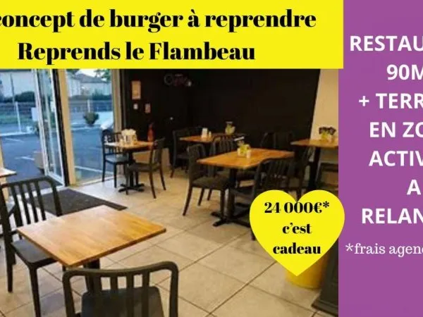 Restaurant 1 pièce 90 m²