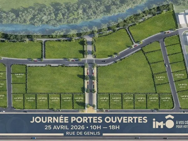 Terrain en lotissement 353 m²