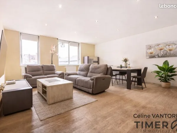Appartement de charme - 108 m² - À deux pas de la gare de Tourcoing