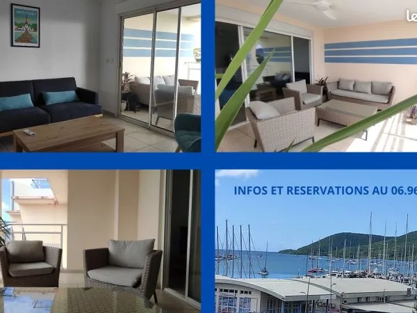 F3 avec terrasse vue mer, 2 chambres climatisées, parking privatif