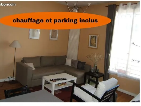 F3 hyper centre rue Nationale. Chauffage et parking compris