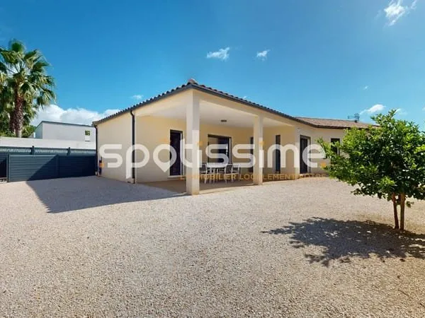 Grau D'agde Quartier Baluffe - Villa contemporaine de plain-pied avec 5 chambres, jardin aménagé et